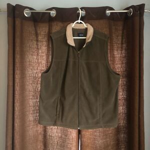 Basic Editions Zip Up Fleece Vest